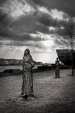 Rowan Gillespie's Great Famine memorial The Pregnant Woman in Ireland Park on Toronto's Harbourfront