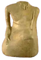 Seated Male Sculpture