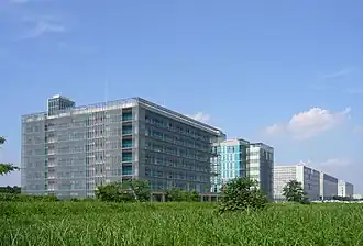 The Kashiwa Campus is built on 100 acres of land.