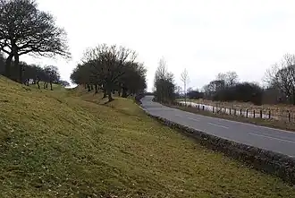 The Wall, The Road and The Forth and Clyde Canal at Seabegs Wood[12]