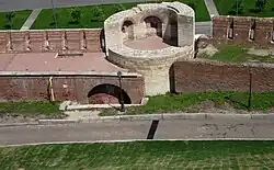 The eastern wall of the Kazan Kremlin