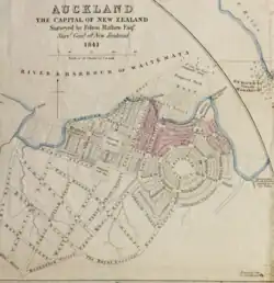Auckland. The Capital of New Zealand. Felton Mathew, Surveyor General, 1841