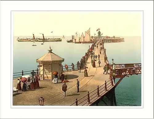 A late-Victorian depiction of the pier