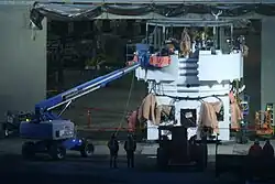 Rebuilding of the containment dome at the Port of Bellingham by contractors of Superior Energy Services, Greenberry Industrial on behalf of Shell Oil Company.