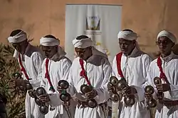 Image 44A group performing Gnawa in Zagora, southeastern Morocco (from Culture of Morocco)