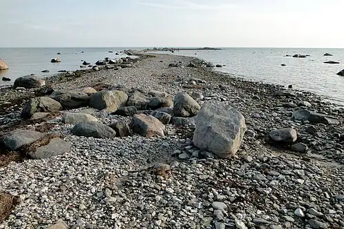 The tongue of land in Kassari