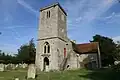 The tower on Saint Bartholomew in Holton, United Kingdom