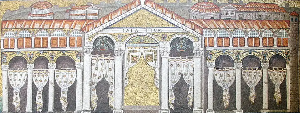 Mosaic of the Palace of Theodoric in Sant'Apollinare Nuovo