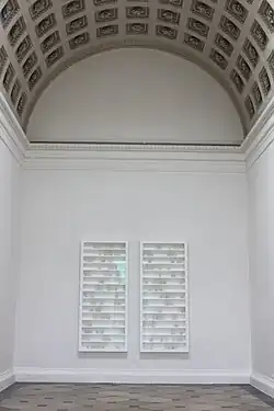 Lichtzwang, 2014. Installed in the Theseus Temple, Vienna.