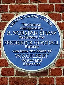 Blue plaque erected in 1976 at Grims Dyke