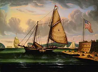 New York Harbor with Pilot Boat ‚George Washington