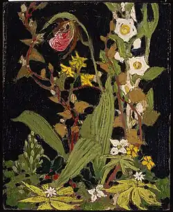 Moccasin Flower (Orchids, Algonquin Park), Spring 1916. Sketch. Private collection