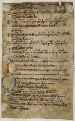 F. 31v Psalm text page