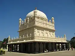 Gumbaz, Seringapatam, the mausoleum of Tippu Sultan and his father Hyder Ali at Srirangapatna.
