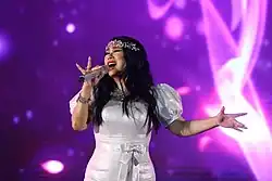 Miss Indonesia 1983 Titi Dwi Jayati, of Jakarta