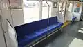 New sculpted bench seating in a refurbished Tojo Line 10030 series set in February 2012