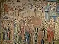 Tapestry: "Entry of the Ark of the Covenant into Jerusalem"; made in Brussels (1515-1525)