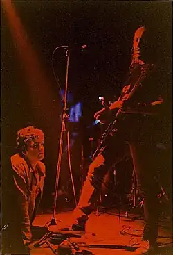 Tony McPhee playing in the Groundhogs at the Sir George Robey, London, 1991