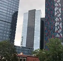 Skyon (on the right), next to Tornimäe 7 and Maakri Torn