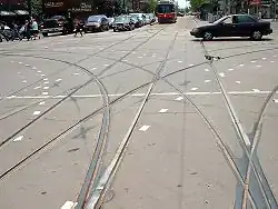 A grand union at Spadina Avenue and Queen Street West in Toronto, Ontario