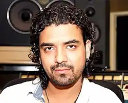 Toshi Sabri at recording of songs for Jail in 2009