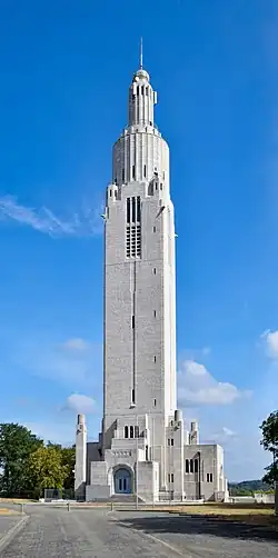 Tower of the Interallied Memorial of Cointe, Liège, Belgium