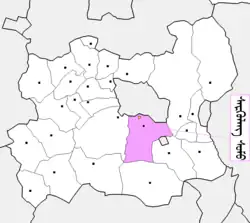 Sergelen District in Töv Province