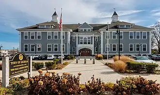 The Ames Schoolhouse, Dedham's Town Hall
