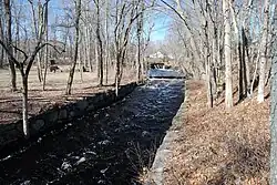 The Town River at Iron Works Park
