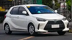 2023 Toyota Wigo 1.0 J (A350LA, Philippines)
