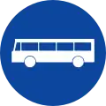 Ρ-67 Exclusive bus or trolleybus crossing