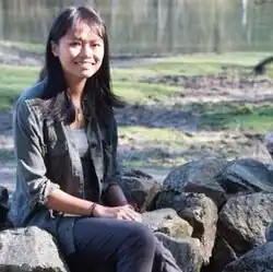 Trang at Burger Zoo, prior to receive her Future for Nature award 2018