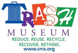 Logo for the Trash Museum in Hartford, CT