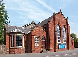 The reverse of the building from Holydyke
