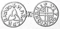 Norwegian penny minted under Harald Hardrada (r. 1047-1066)