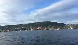 View of Trysnes in Søgne