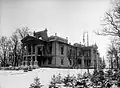 Tuhala Manor after the fire in 1905