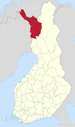 Location of Fell Lapland