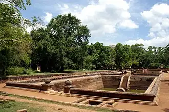 View of the ponds from the north