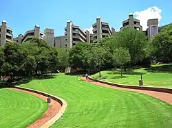 Rand Afrikaans University campus buildings.