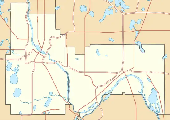 Sports in Minneapolis–Saint Paul is located in Minneapolis-Saint Paul close