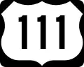 U.S. Route 111 marker