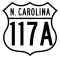 U.S. Highway 117A marker