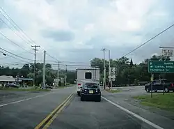Westbound US 20 at NY 30A in Sloansville