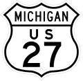 U.S. Highway 27 historic route marker