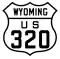 U.S. Highway 320 marker