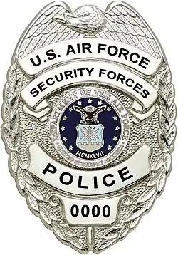 Badge of the Department of the Air Force Police