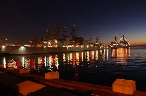 USS Oldendorf on 1 January 2003