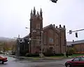 United Church of Warsaw, Warsaw Downtown Historic District, October 2009