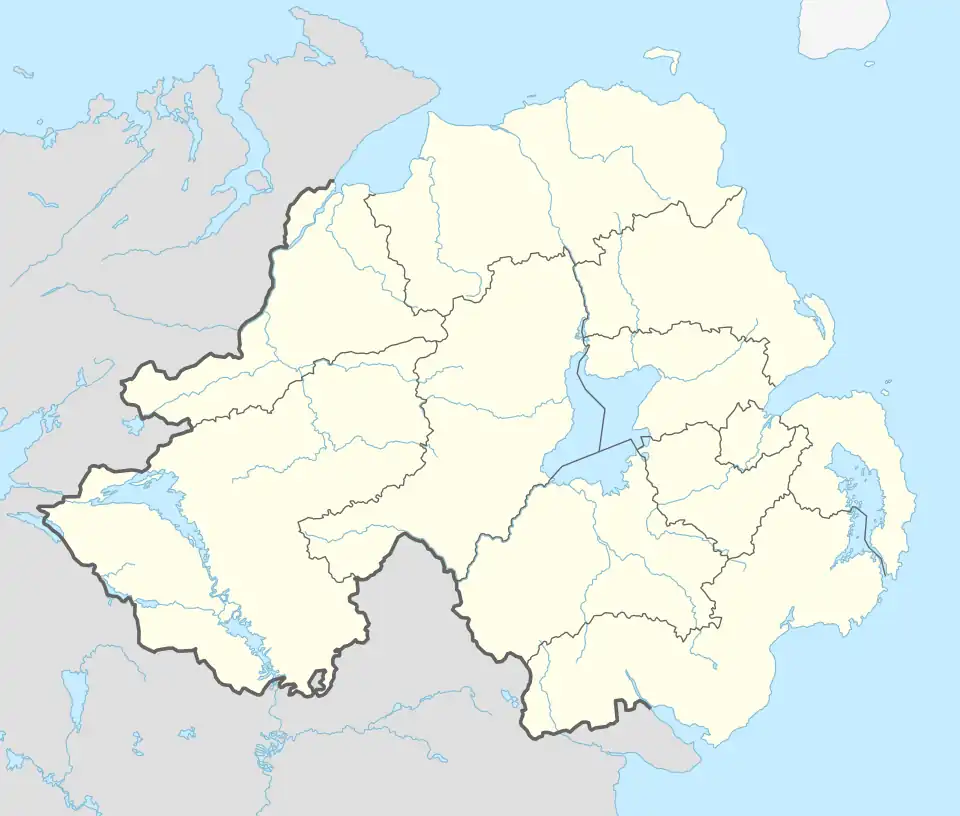 Strabane is located in Northern Ireland